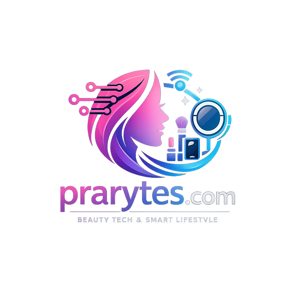 Prarytes.com beauty tech and smart lifestyle gadgets website logo